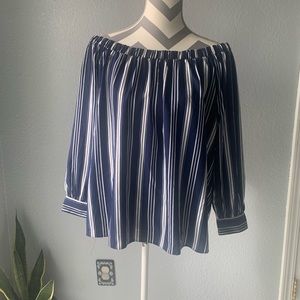 Off the shoulders top.